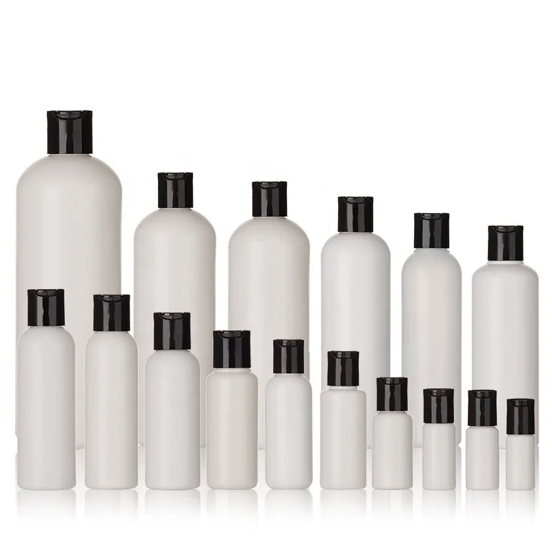 80ml 100ml HDPE Plastic Bottle Good Reputation Pump Round Cosmetic Pump Bottle for Lotion
