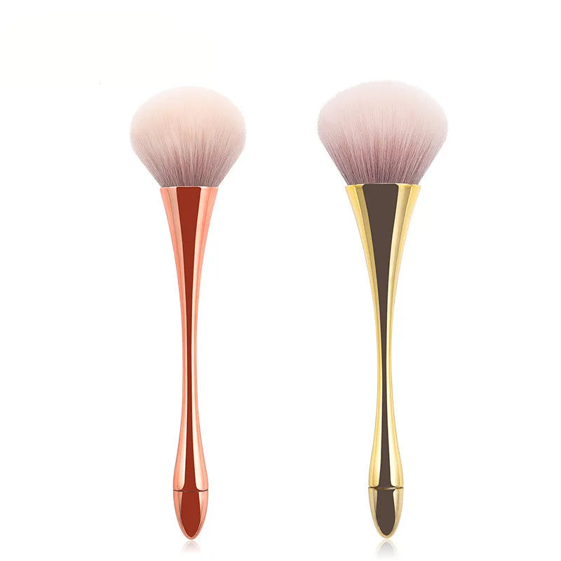 Hot Selling Best Quality Makeup Brushes Rose Gold Dust Brush Nail Cleaning Brush