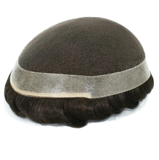 NL Upgrade Australia Swiss Lace Natural Looking Thin Skin AUS 100% Human Indian Hair System Replacement Hair for KLA Men Toupee