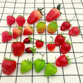 Simulation Plastic Artificial Fake Strawberries Fake Strawberry Fruit