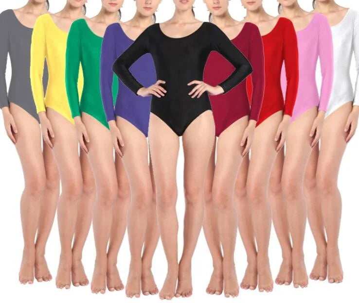 Bestdance Women's & Girls Solid Gymnastics Leotards Performance Wear Yoga Costumes