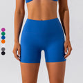 Women Workout Compression Gym Shorts Women's Super Elastic High Waisted Running Sports Fitness Slim Nylon Shorts
