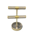 Gray Series Creative Gold Metal Velvet Headgear Storage Display Props Hair Bands Necklaces Earrings Shelves