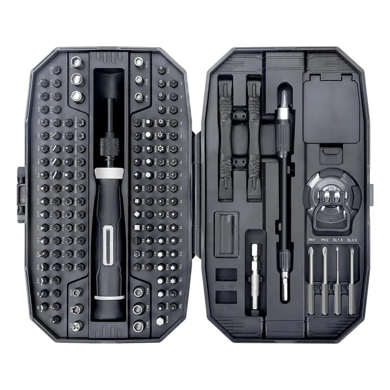 153 in 1 Precision Screwdriver Set Computer Screwdriver Repair Tool Kit Magnetic Micro Screwdriver Set Electronic Tool Kit