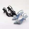 Y Women's Shoes Heeled Sandals High Heels Shoes for Women and Ladies Chaussures Pour Femmes