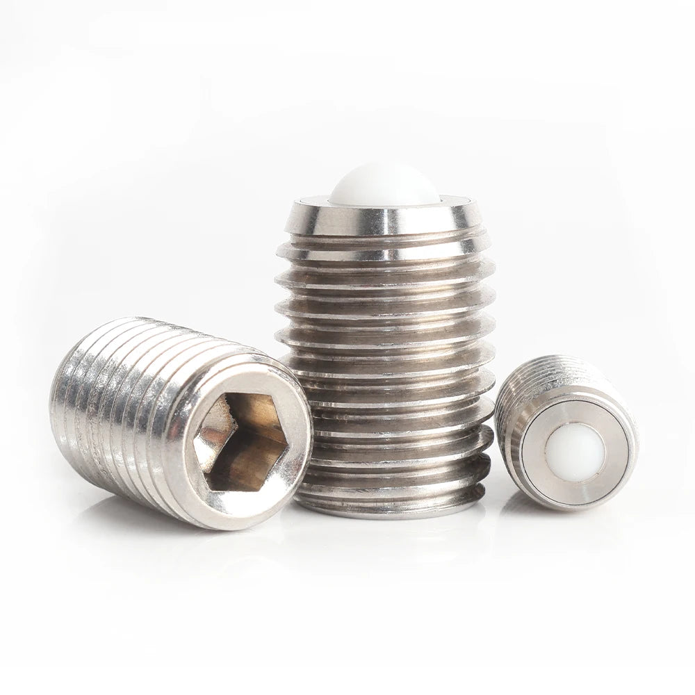 VEICH VCN320 M6~M20 Conveyor Bearing POM Stainless Steel Ball Rollers Bolts Hex Socket Transfer Roller Plunger Carton