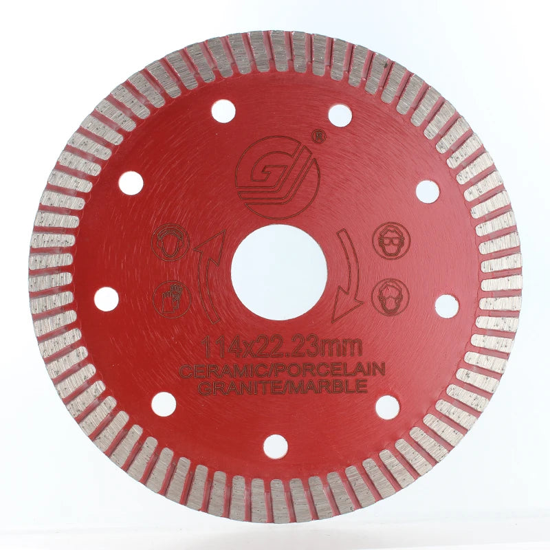 GJ Hot Sale 4.5 Inch 115mm Ultra-thin Turbo Diamond Saw Blade for Cutting Ceramic Tile Ceramic Granite Marble
