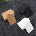 High Quality Recycled Kraft Vintage Message Card Paper Gift Clothing Tags Jewelry Card
