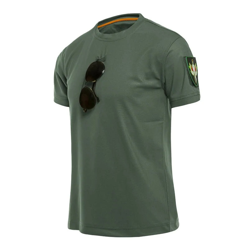Summer Quick-drying Tactical T-shirt  Breathable Clothes  Tactical Short Sleeves