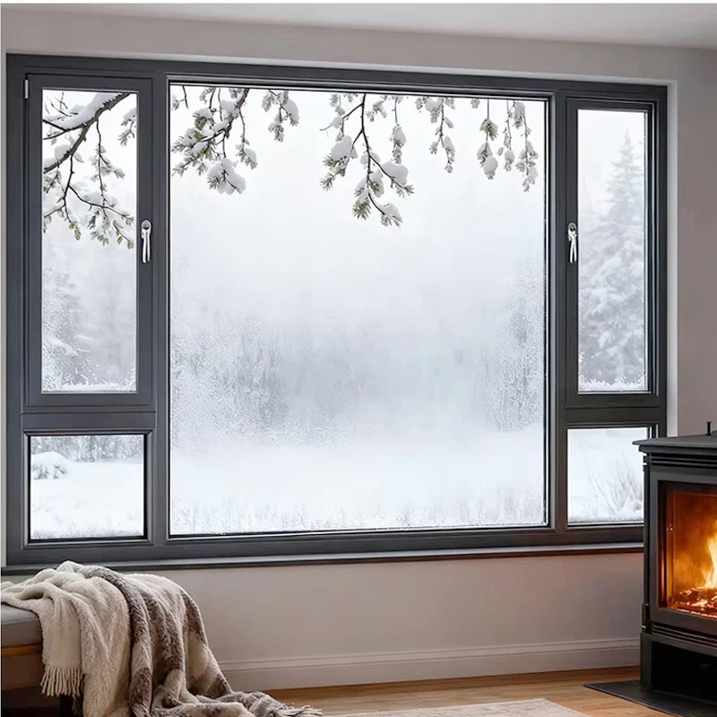 Low Price Excellent Sealing Thermal Break Thermal Insulation Double Glazed Glass Aluminum Frame Casement Windows for Winter