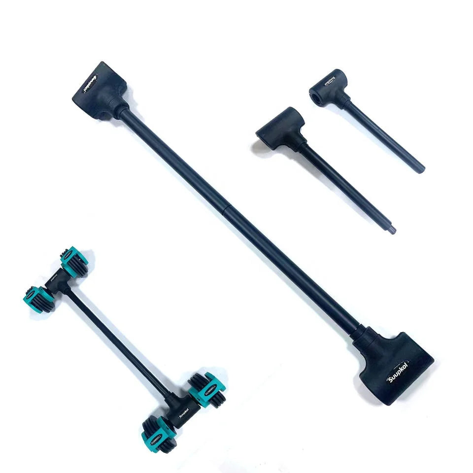 Adjustable Multi-function Weight Lifting Bar Strength Training Barbell Bar Gym Fitness Weighted Equipment
