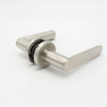 Door Lever Handle Stainless Steel Natural Color Solid Metal Interior Door Lock Wooden Door Handles