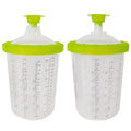 50 Sets of 800 Ml Spray Gun Pot Disposable  Wash Pot Car Paint Spray Gun Universal Paint Cup Upper Can  for SATA DEVILIBSS IWATA