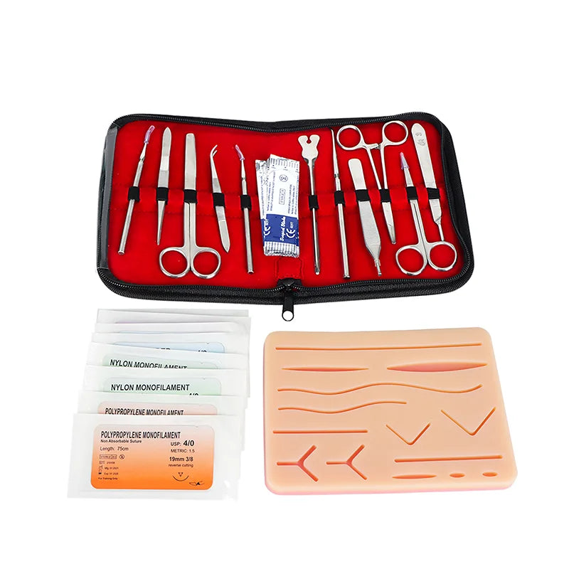 Medical Student Stainless Steel Anatomical Suture Practice Accessories: Medical Science Anatomy Training Accessories