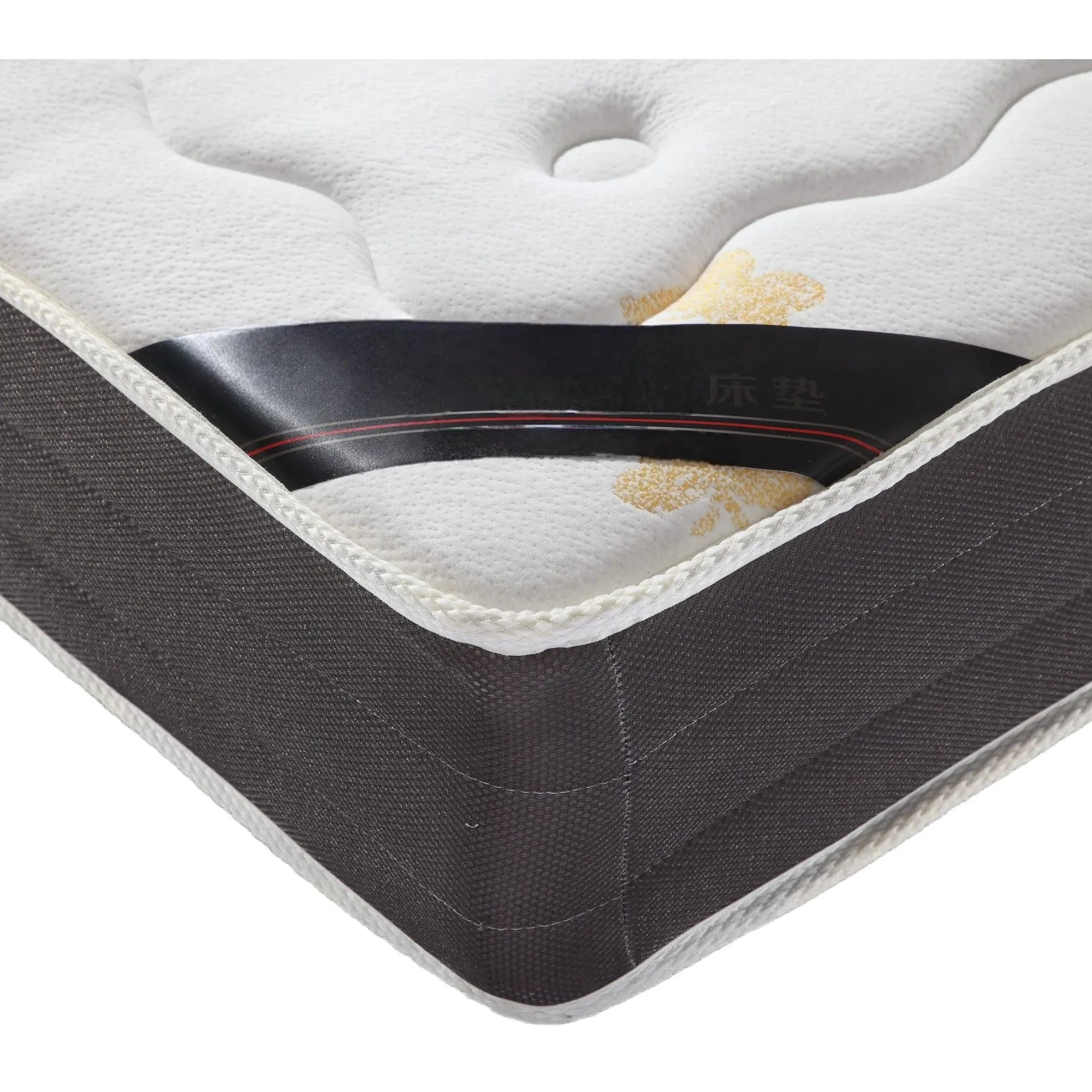 Modern 23.5cm Thick Hybrid Blended Memory Foam Fabric Mattress Breathable Comfortable Cooling Hospital Bedroom Hotel School Use