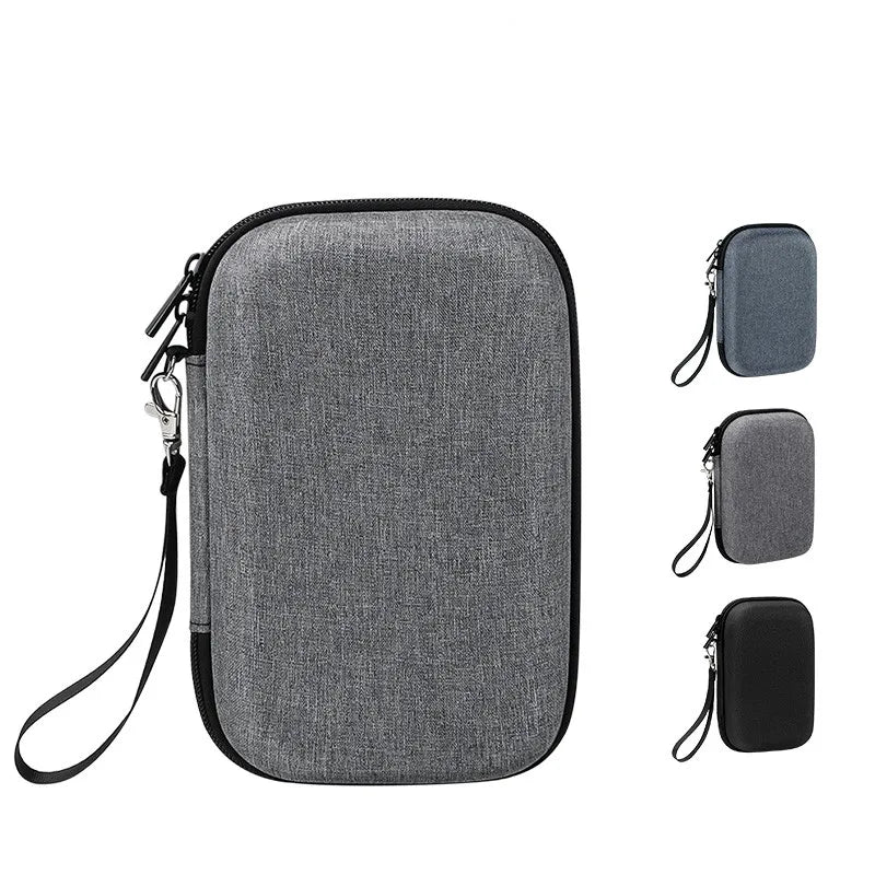 EVA Hard USB Data Cable Wire Power Earphone Organizer Gadget Packing Cubes Digital Charger Computer Data Cable Storage Bag Box