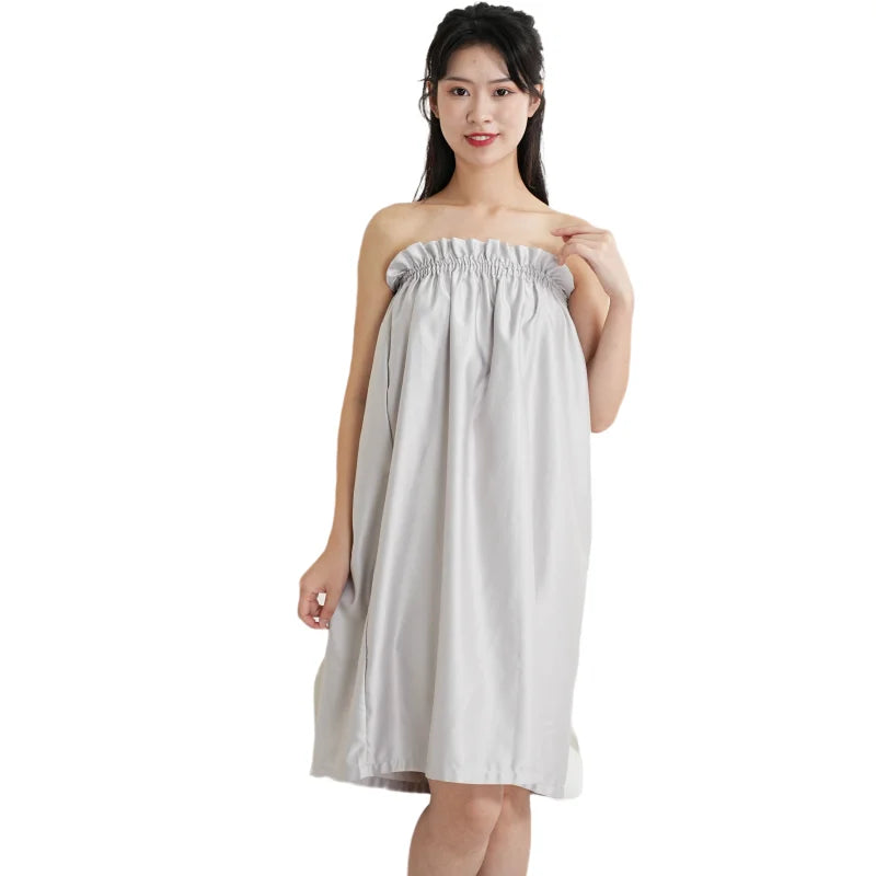 Multifunctional Women SPA Bathskirt Beach Spa Fast Drying Bathrobe Body Wrap Soft Wearable Towel Skirt for Lady