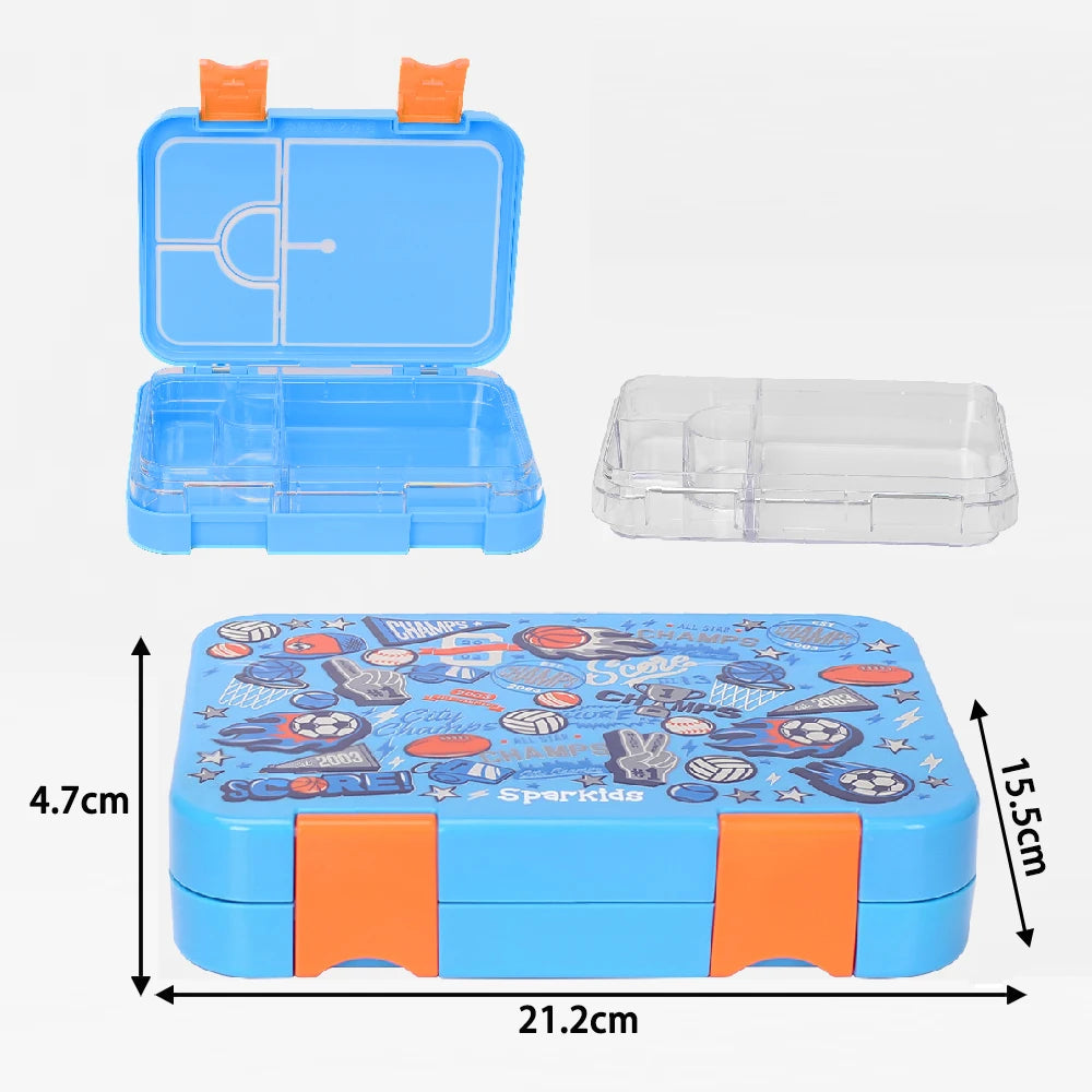 Eco-Friendly Leakproof Bento Box Kids Portable School Tiffin Lunch Container Heatable Features
