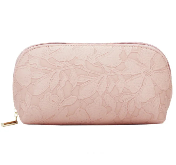 Custom Fashion Makeup Bag Luxury Shell Shape PU Leather Makeup Pouch Portable Waterproof Makeup Bags for Women