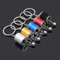 Creative Auto Part Model Gear Box Keychain Six-speed Manual Transmission Shift Lever Keyring Key Chain Ring Keyfob