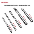 CHENGZHEN HRC55 Single Flute Carbide End Mill 5A - High Precision â‰¤0.005mm RoHS Certified Aluminum Cutter