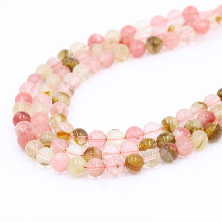 Wholesale Multi-Colour Watermelon Tourmaline Loose Gemstone Beads Stone Strands for Creative Jewelry Making
