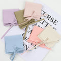 Luxury Design 8*8cm Small Velvet Jewelry Pouch Packaging