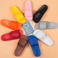 Hot Selling PVC Sublimation Printed Outdoor Slides for Custom Logo Black Men Women Breathable Anti-Slip Waterproof Autumn/Spring