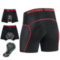 WOSAWE Men's Cycling Shorts GEL Pad Breathable Mesh Cycling Underwear Shockproof Bicycle Underpant MTB Road Bike Riding Shorts