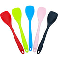 Factory Supply All-in-One Silicone Flat Head Salad Shovel One-Piece Salad Spoon for Cooking Baking and Mixing Tools