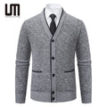 Clearance Sales Autumn Winter Casual V Neck Long Sleeve Buttons Knitting Coat Casual Cardigan Sweaters
