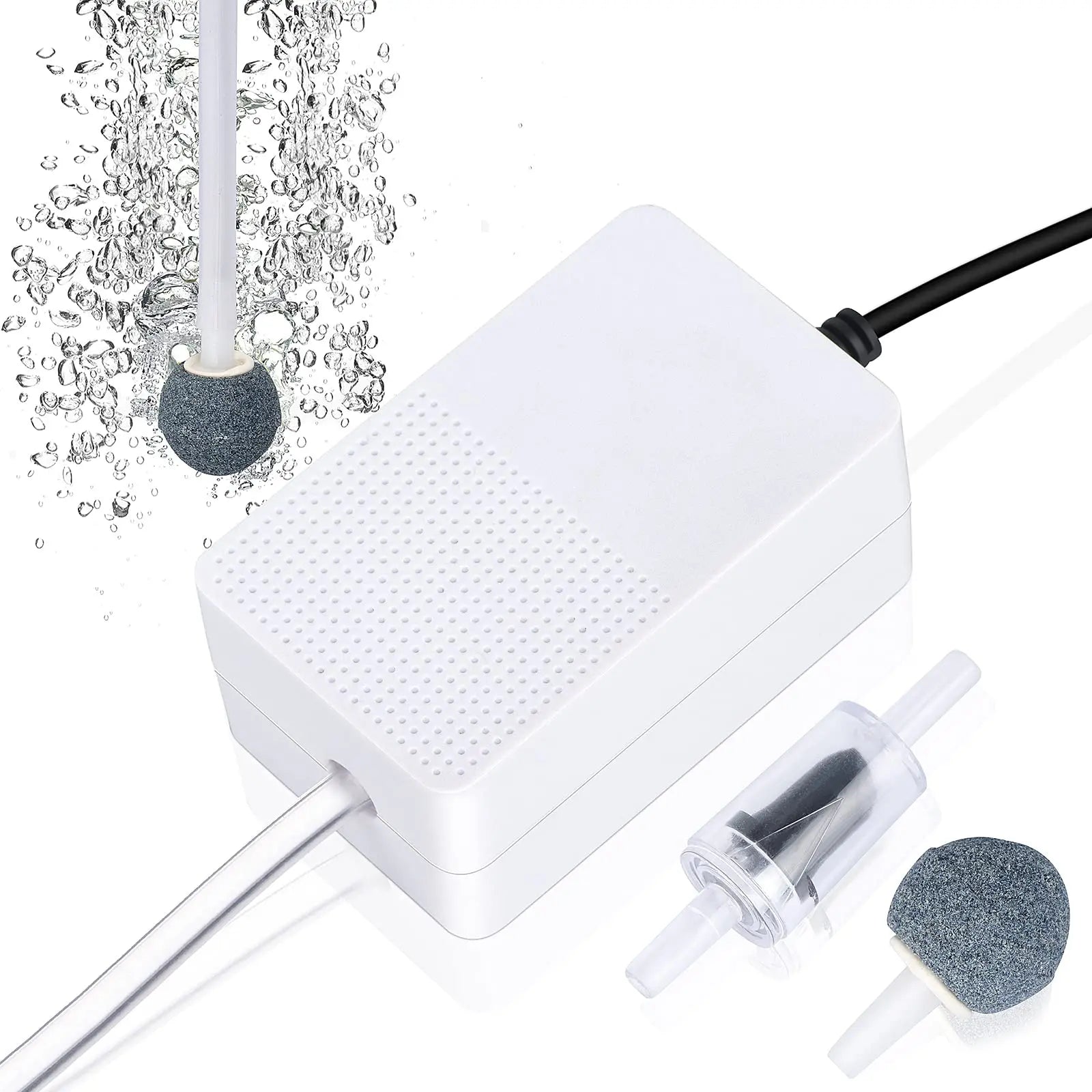 Small Black Battery-Powered Plastic Fish Tank Oxygen Pump Fish Tank Air Fittings & Oxygen Pumps Fishing Spear Gun Accessories