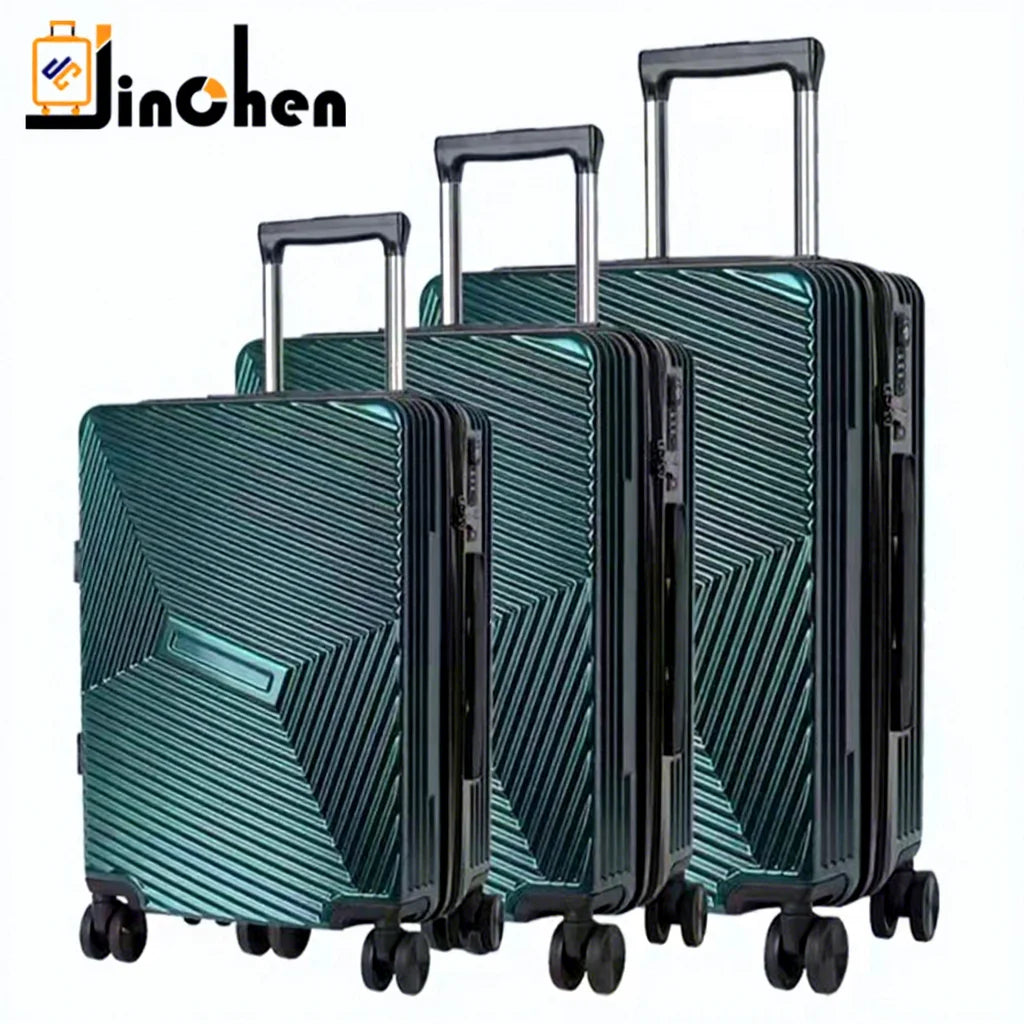 Luxury Luggage Hot Selling Latest Design Airport Luggage Luxury Travel Bags Carry-ons Suitcase Set With 4 Universal Wheels
