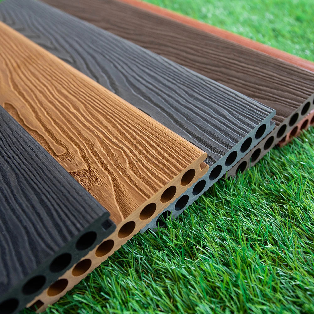 Outdoor Wpc Wood-plastic Composite Decking Hollow/solid Wpc Decking Floor