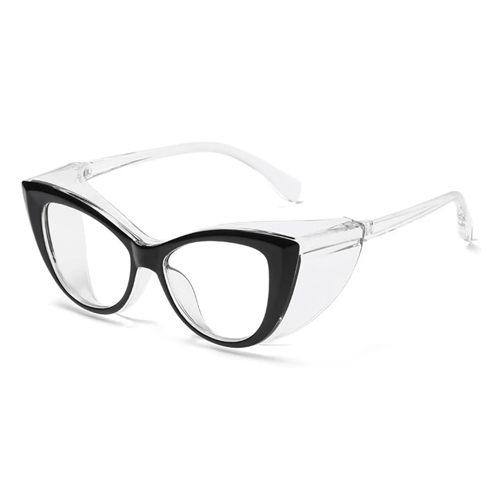 Y1056K Wholesale Custom Unisex Colourful Frames Cat Eye Designer Glasses Anti Fog Pollen Eyeglasses