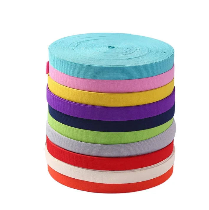 2cm Color Knitted Elastic Tapes Rubber Band Knitting Hook Webbing Product Category