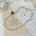 Wholesale Retro Simple S925 Silver Necklaces with 4-5mm Freshwater Pearl Beads Natural 4-5mm Metre Freshwater Pearl Necklace