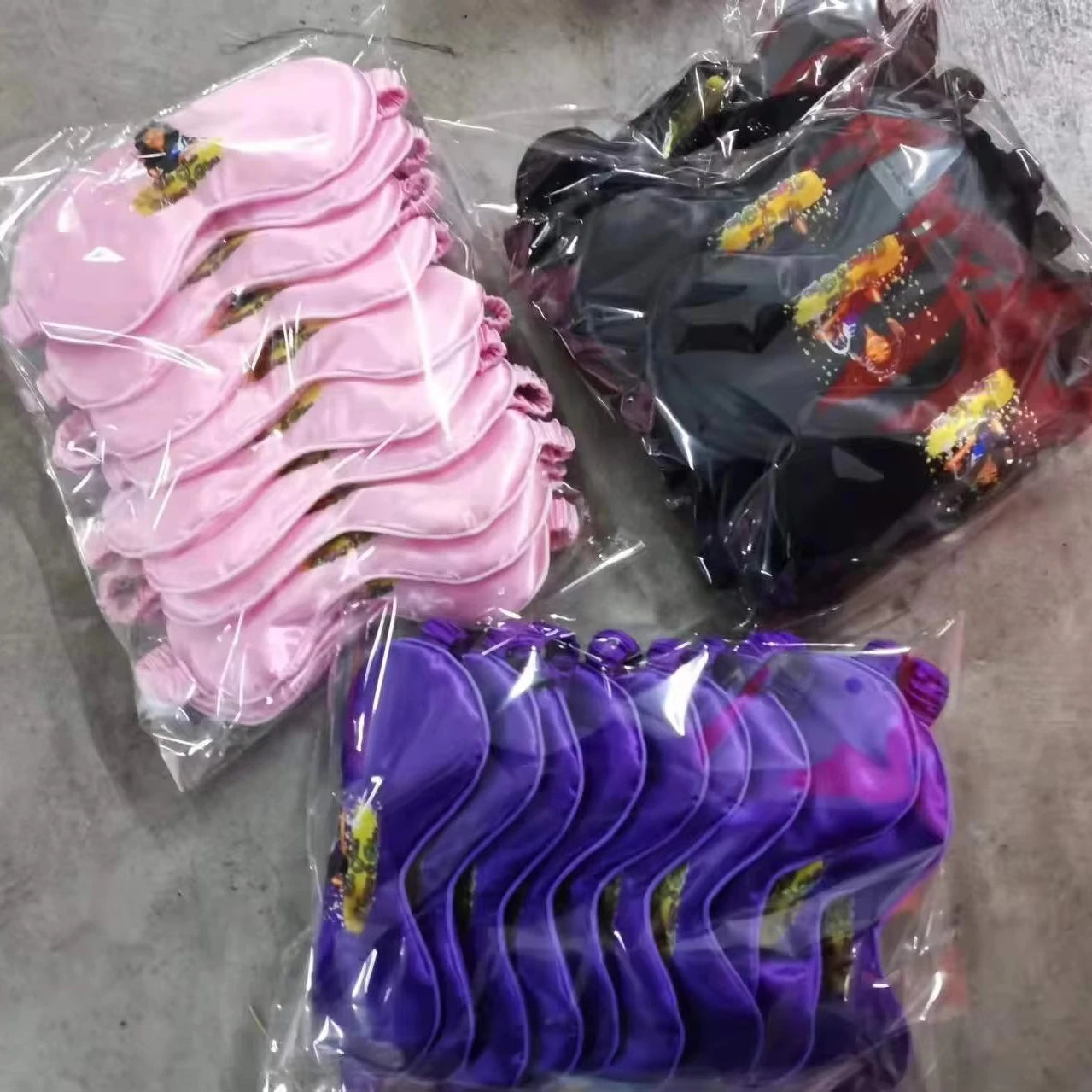 Hot Selling Luxury Headband Scrunchies Pouch Double Line Bonnet Satin Scrunchies Silk Eyemask Set Pillow Case Sets