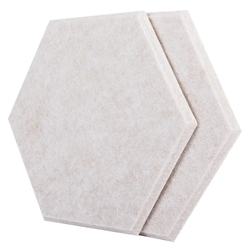 Custom Sized Hexagon PET Felt Acoustic Wall Panels Modern Design Recycled Polyester Fiber Soundproof Panel
