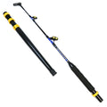 Blue Spear 130LBS Saltwater Fishing Rod Swivel Tip 1.5m Fiberglass Big Game Trolling Fishing Rods