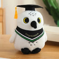 CHIQUE University Stuffed Animals Owl Plush Toy College Graduate Doctor Mascot for Gift