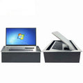 15.6 Inch Aluminum Alloy Hidden Desk Flip LCD Monitor Lift Motorized Computer Video Translation for Paperless Conference System