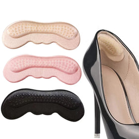 Self Adhesive 5D Shape Silicone Antiskid Dot Sponge Foam Massage Foam Back Heel Liner for High Heel Shoes HA00934