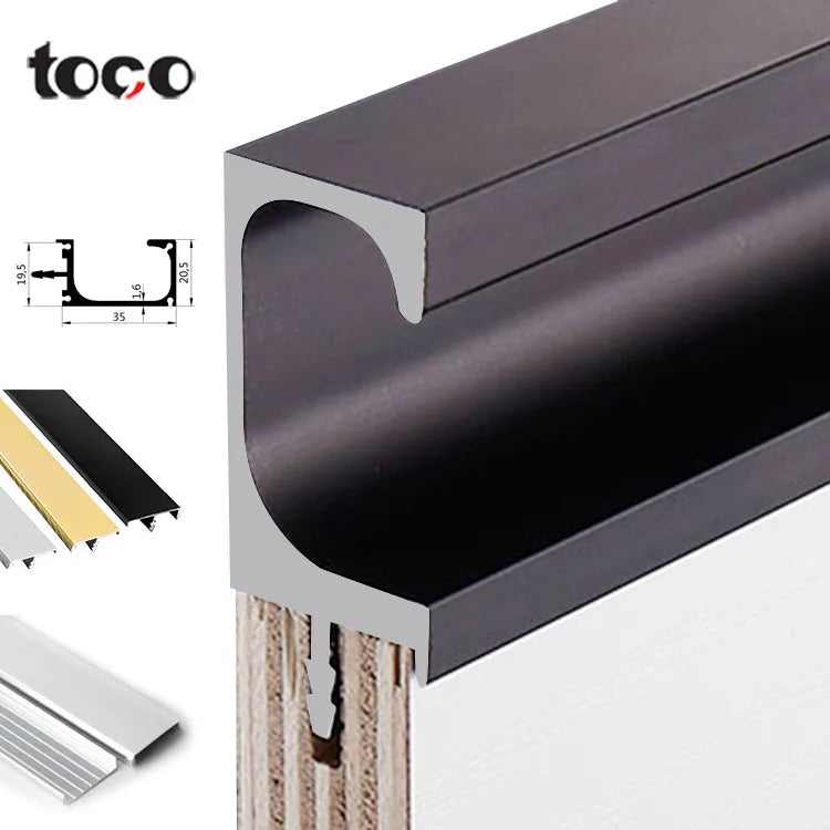 Toco Zamak Furniture Handles 96mm Aluminum Alloy Furniture Kitchen Cabinet Pull Handle Drawer Dresser Knobsnet Pulls Handles