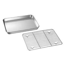 Factory Direct Sales High Quality Kitchen European Style Aluminum Anodizing Baking Pan Baking Trays for Oven