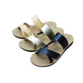 Fashion Cross-Strip Platform Soft-soled Comfortable Anti-slip Women's Leather Sandal Beach Outdoor Single-toe Flip-flop MegaBDM