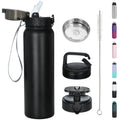 Hot Selling 304 Stainless Steel Insulated Flask with New Wide Handle and for Straw Lid Hot and Cool Water Bottle in Bulk