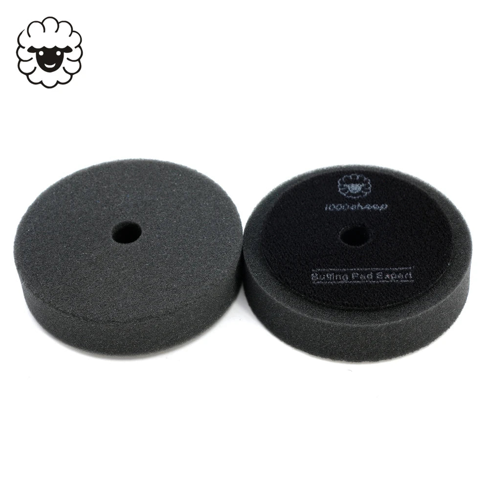 Car Detailing Black Foam Buffing Pads 3 Inch OEM for Car Bodies with Fine Abrasive