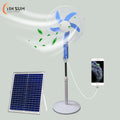 Solar Rechargeable Power Electric Fan Solar Fan with Solar Panel Solar Fan