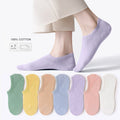 Multi-Colored Mesh Breathable Low Cut Invisible Socks 2023 Silicone Non-Slip No Show Socks Women Cotton Ankle Socks